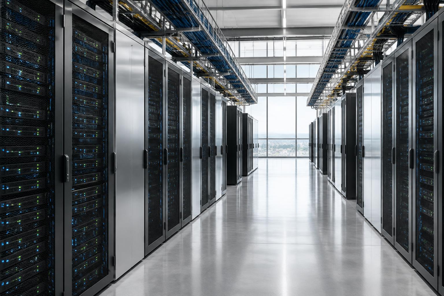 Modern hosting server infrastructure for Websvibe business websites