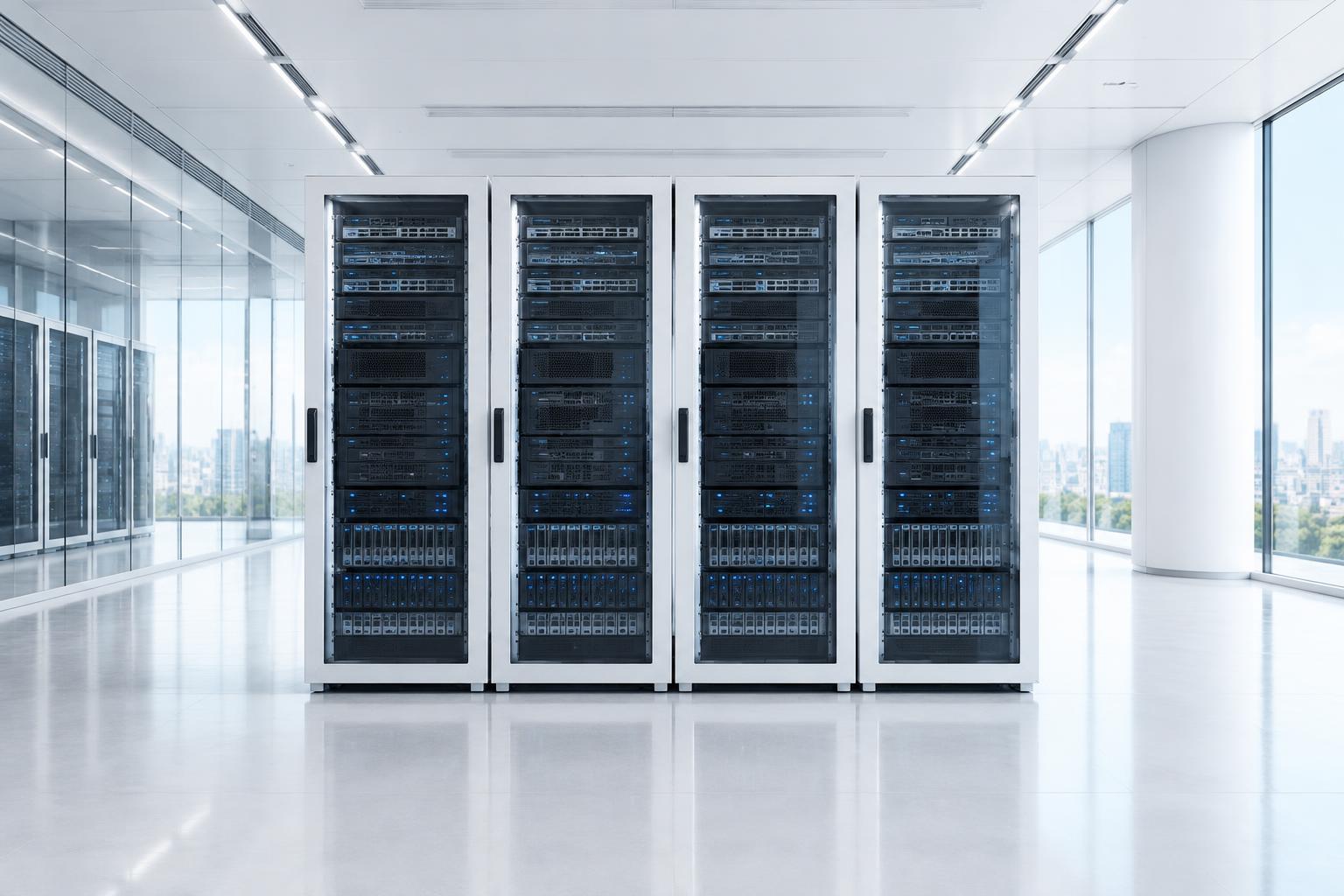 Modern server infrastructure supporting Websvibe hosting paths